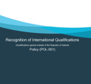 CORU Recognition Of International Qualifications Policy thumbnail