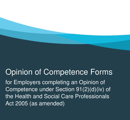 Employer Opinion of Competence Forms (1 4) thumbnail