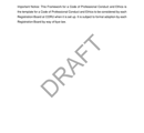Draft Podiatrists Registration Board Code of Professional Conduct and Ethics thumbnail