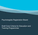 PSRB Draft Core Criteria for Education and Training Programmes thumbnail
