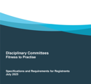 Disciplinary Committees Spec and Reqs for Registrants thumbnail