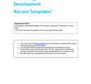 OTRB Occupational Therapist Manager CPD Audit Record Exemplar thumbnail