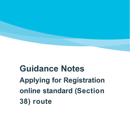 Guidance Notes Applying For Registration Online For The First Time Section 38 Applicants V6 thumbnail