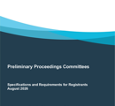 Booklet Preliminary Proceedings Committees Spec And Reqs For Registrants. thumbnail