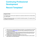 SCWRB Social Care Workers CPD Record Exemplar thumbnail