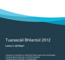 CORU Annual Report 2012  Irish thumbnail