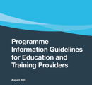 Programme Information Guidelines Education & Training Providers thumbnail