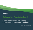 RRB Draft Criteria for Radiation Therapists thumbnail